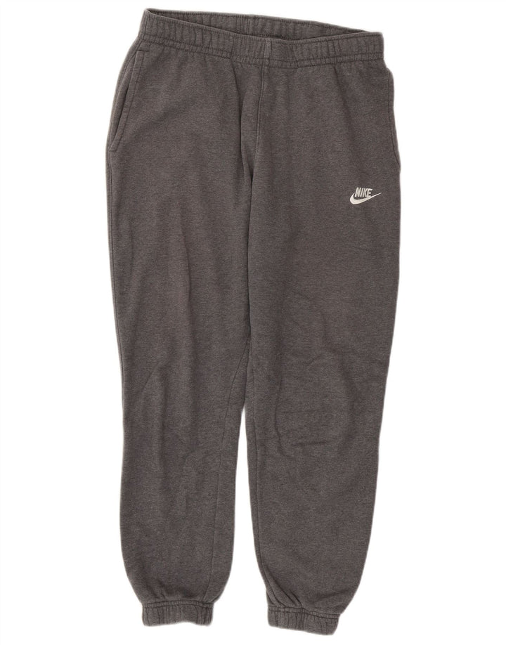 NIKE Mens Tracksuit Trousers Joggers Medium Grey Cotton