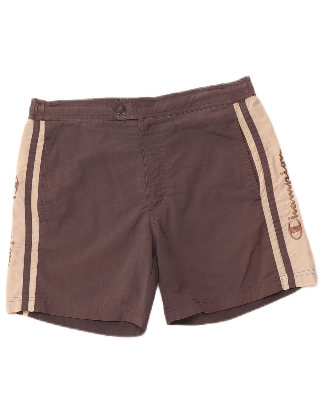 CHAMPION Pantaloncini da bagno con grafica da uomo Small Grey Colourblock in poliammide