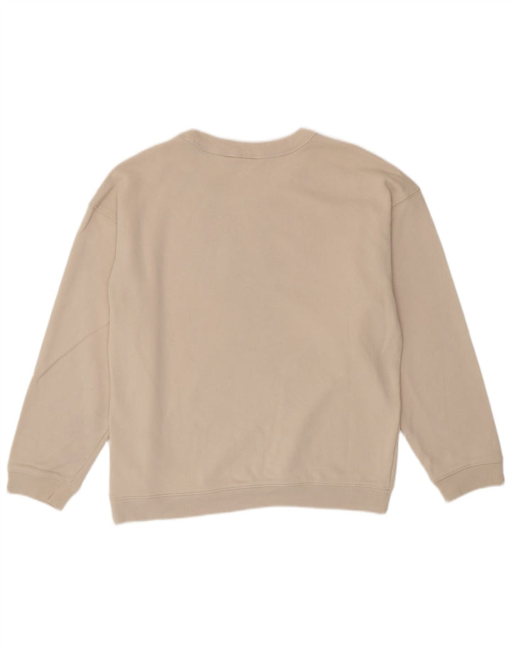 Felpa Adidas Uomo Maglione Cotone Beige Medio