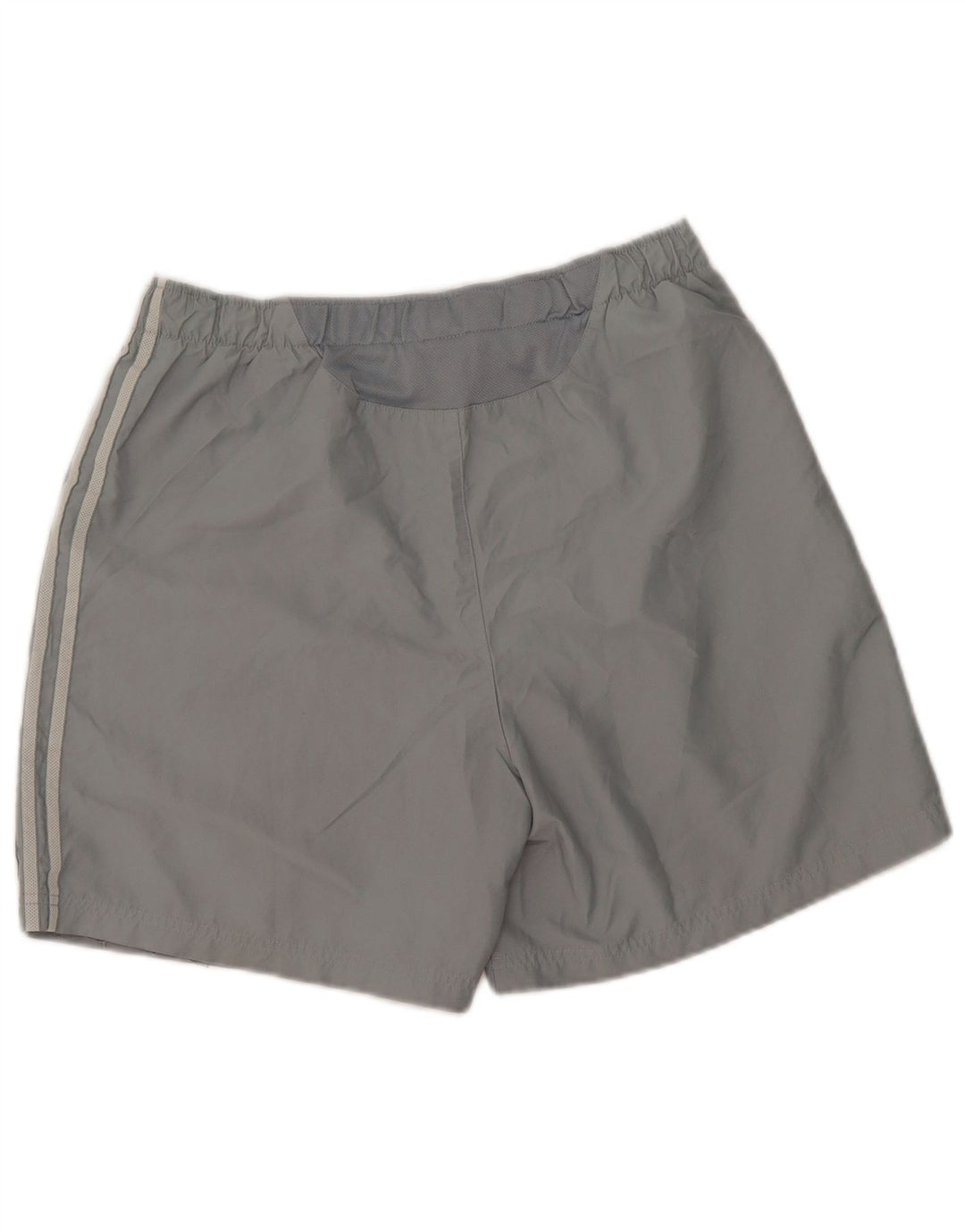 Pantaloncini sportivi Adidas da uomo in poliestere grigio medio
