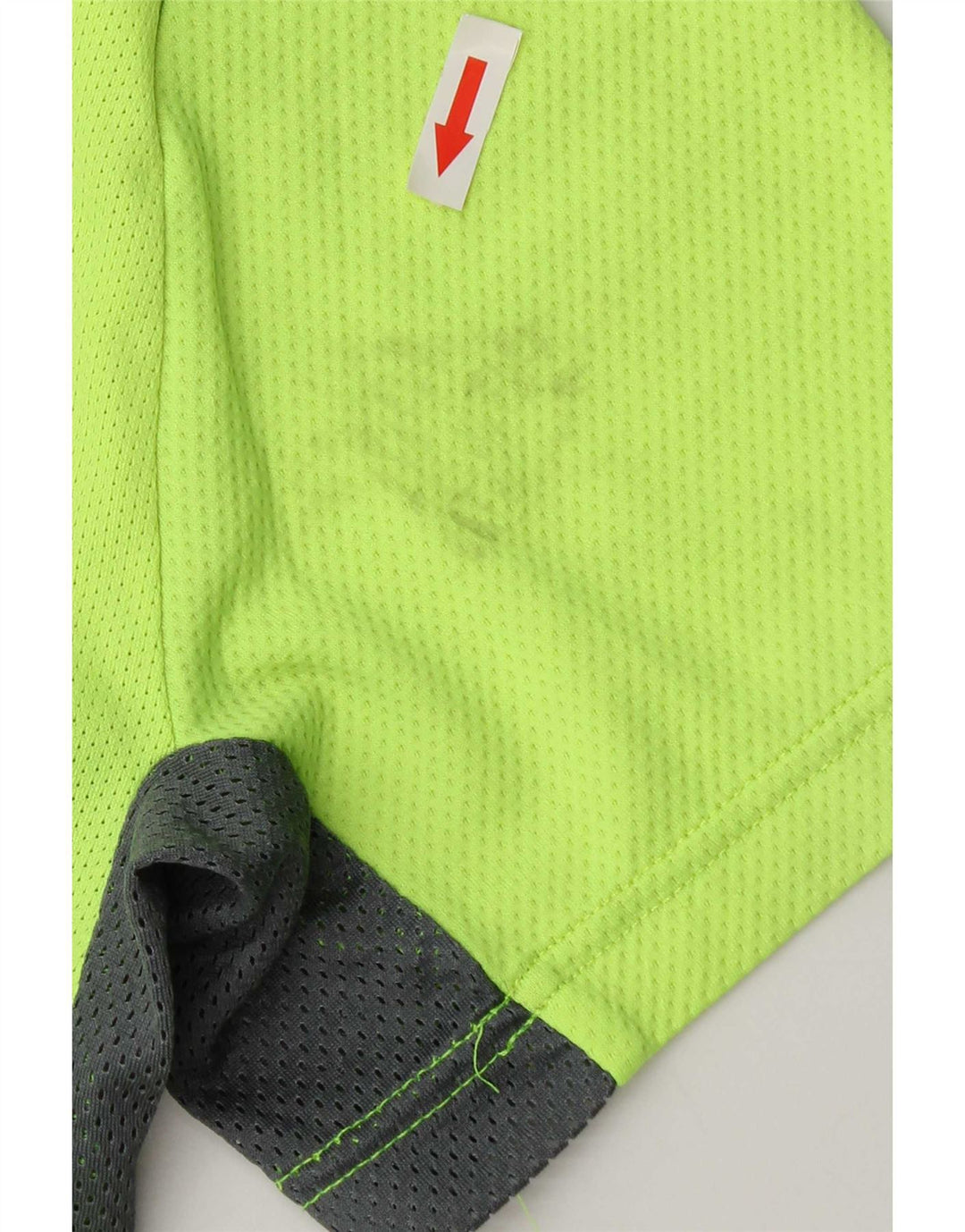Nike Mens Dri Fit T-Shirt Top Medium Green Colourblock Polyester