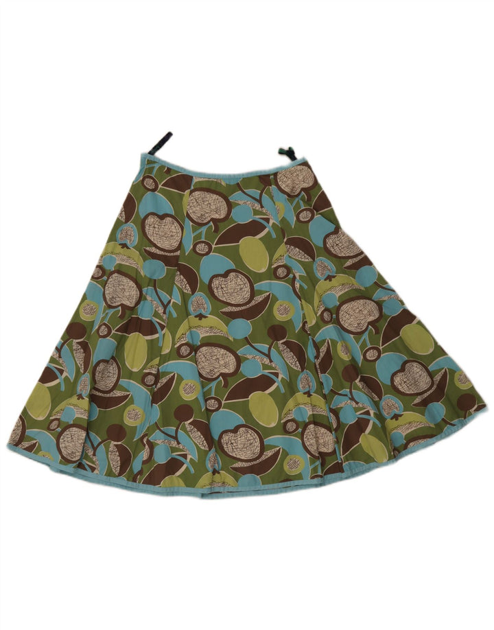 Gonna a trapezio da donna con motivo astratto Boden UK 8 piccola W28 multicolore