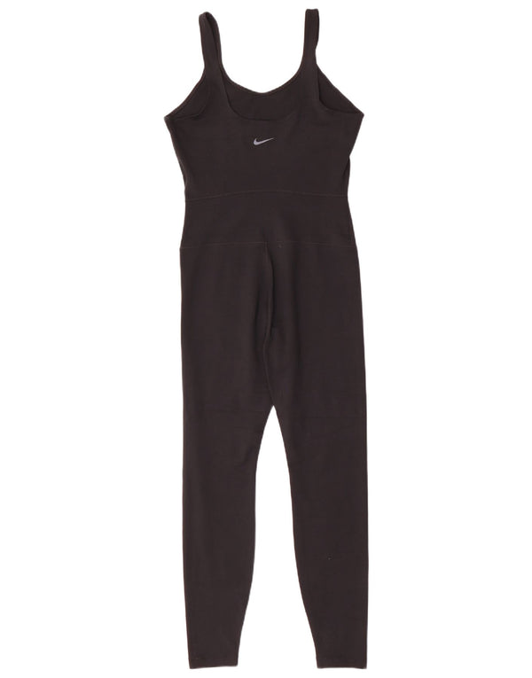 Tuta senza maniche Nike Dri Fit da donna UK 8 Small Poliestere nero