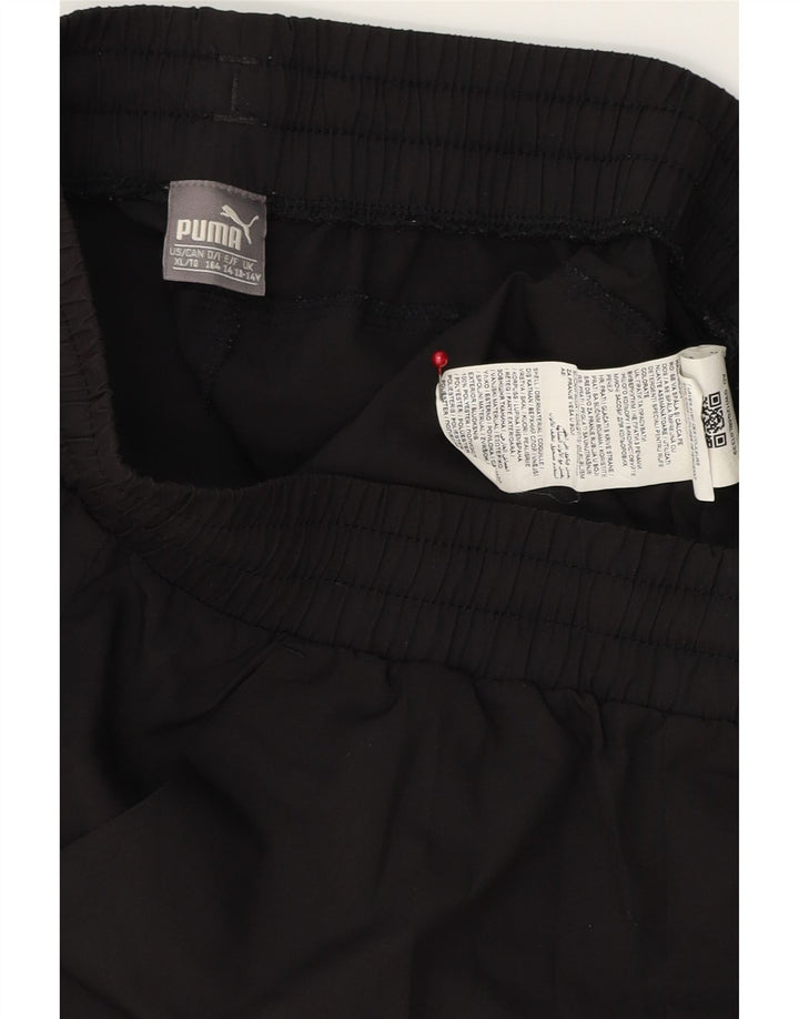 Pantaloncini sportivi PUMA per ragazze 13-14 anni in poliestere nero