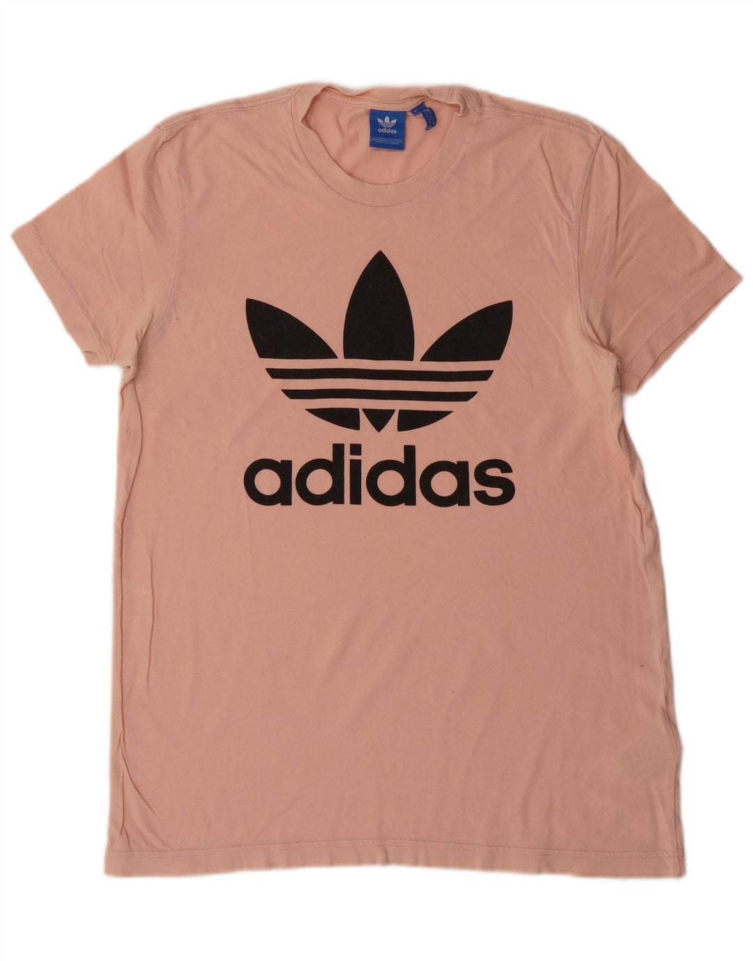 T-shirt grafica da uomo Adidas Top in cotone rosa medio
