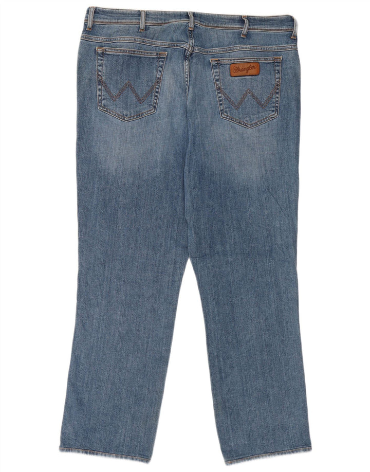 Jeans dritti da uomo Wrangler Texas W40 L32 cotone blu