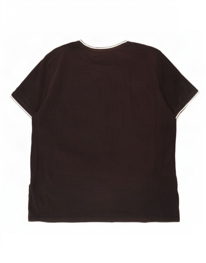 T-shirt da uomo Fred Perry Top 2XL cotone nero