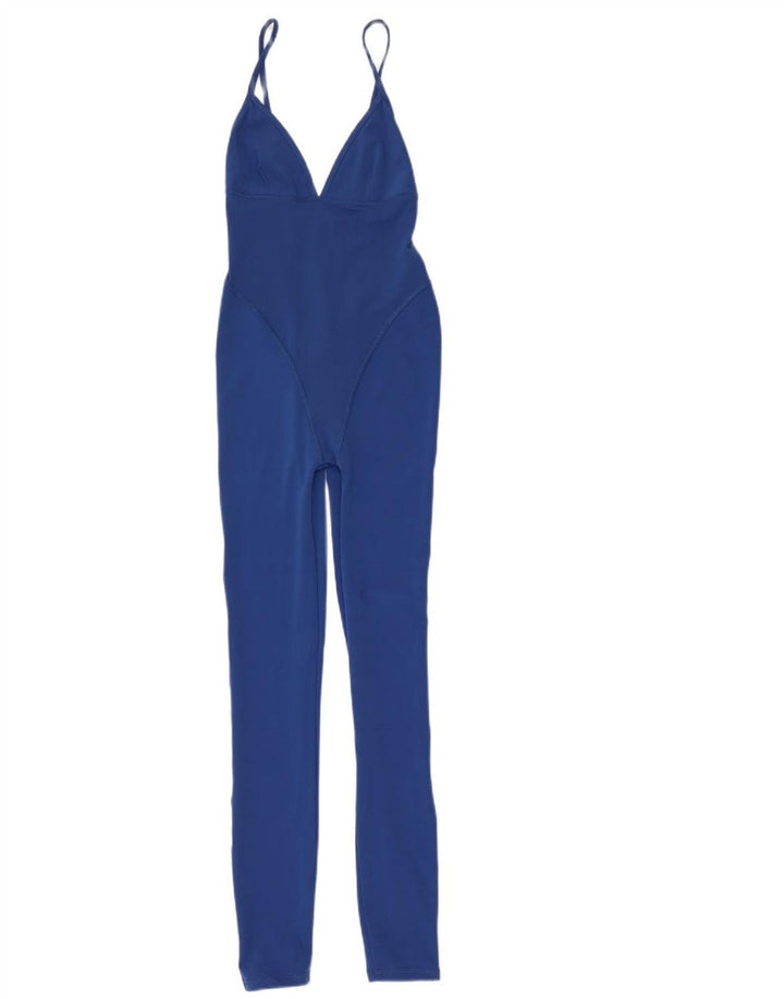 Tuta senza maniche da donna Zara UK 8 Small blu in poliammide