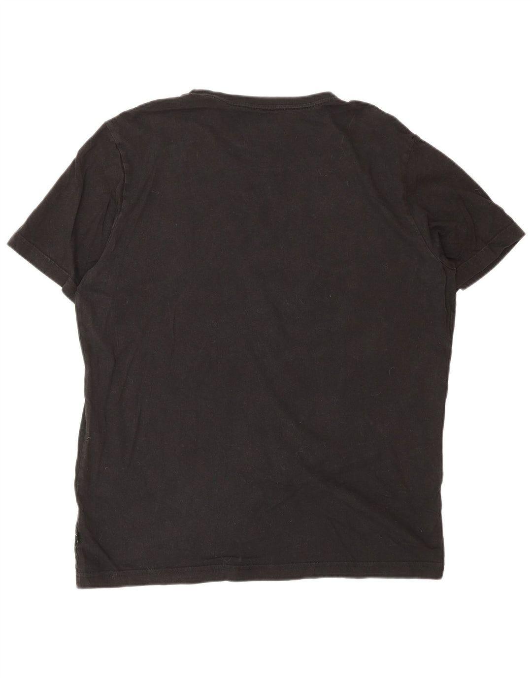 T-shirt grafica PUMA da uomo, taglia grande, in cotone nero