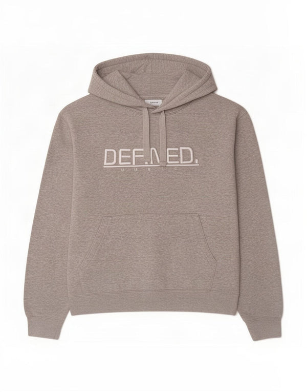Maglione con cappuccio grafico da uomo Russell Athletic piccolo in cotone grigio