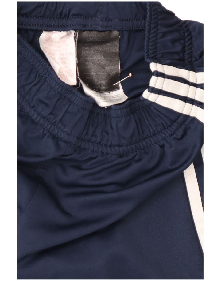 Pantaloncini sportivi ADIDAS da bambino 9-10 anni in poliestere blu navy