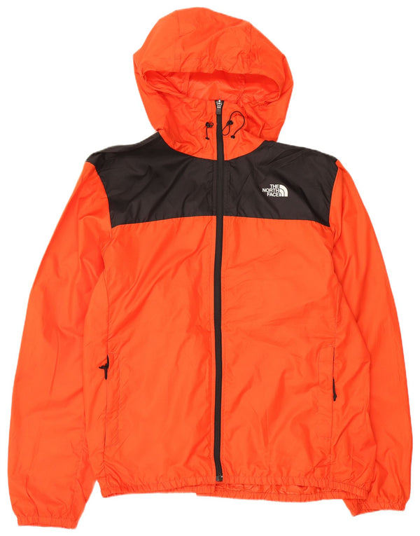 Giacca antipioggia da uomo con cappuccio The North Face UK 40 Large Orange Colourblock