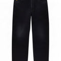 Jeans dritti da uomo Armani W38 L30 in cotone blu navy