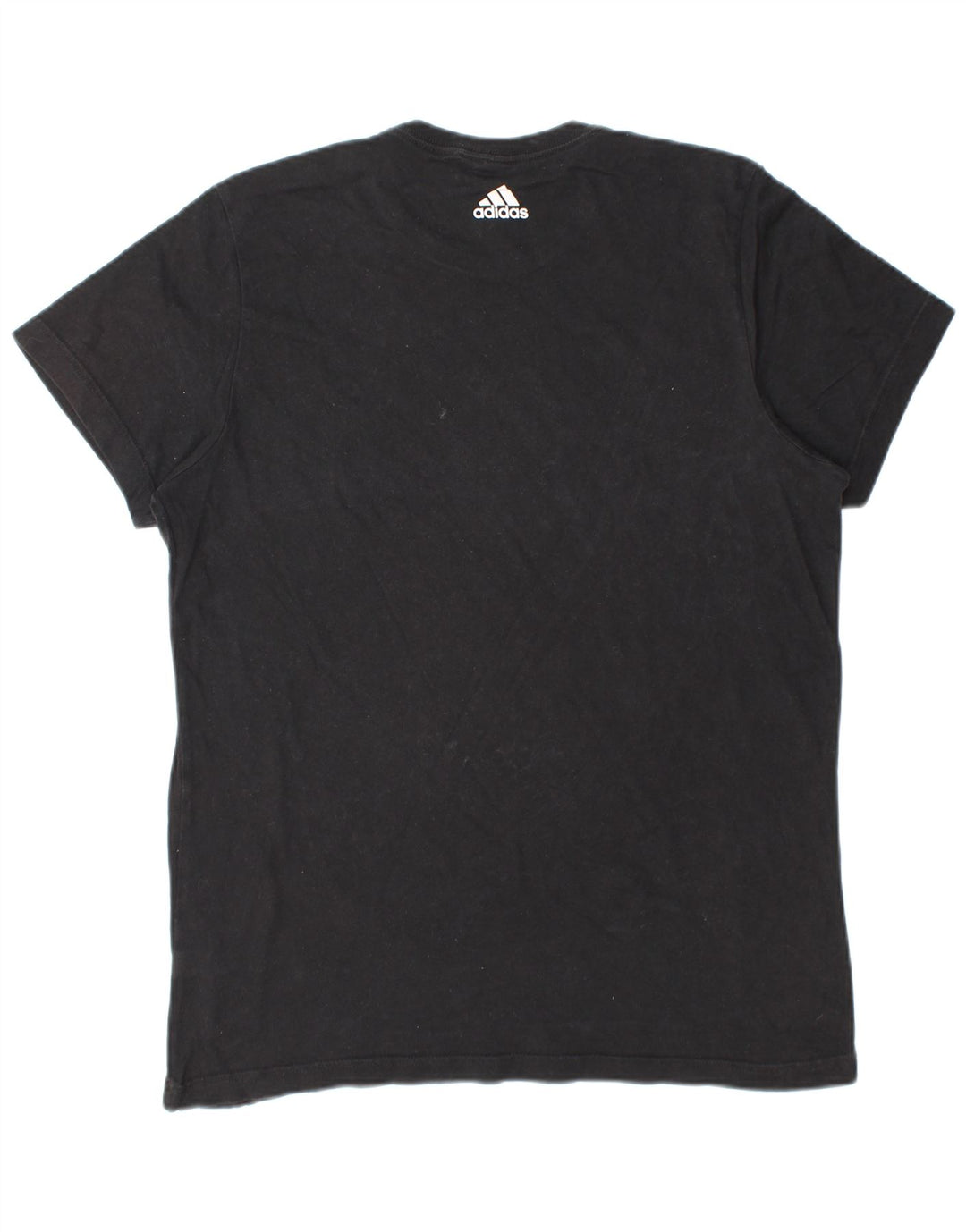 ADIDAS Mens Graphic T-Shirt Top Large Black