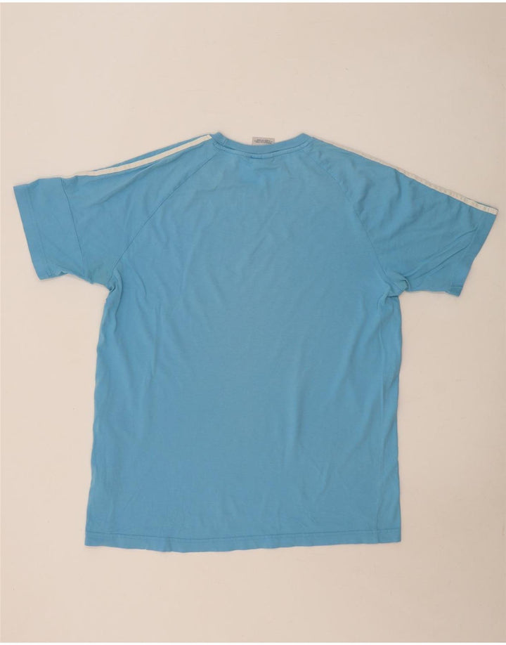 Maglietta Adidas da uomo Top Large in cotone blu