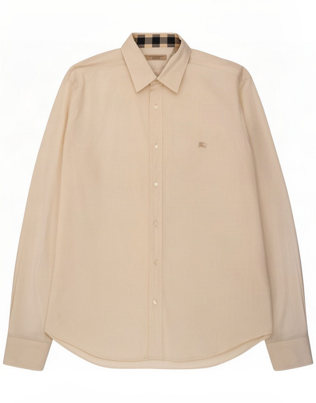 Burberry Camicia da uomo grande in cotone bianco