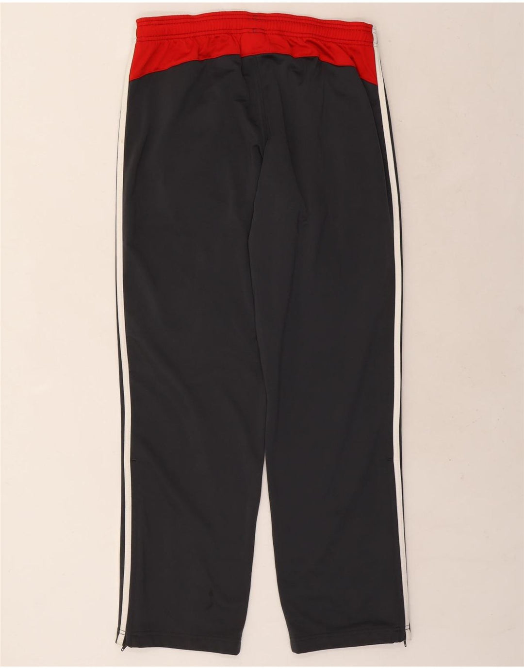 Pantaloni da tuta da uomo Adidas UK 40/42 Poliestere color block grigio medio