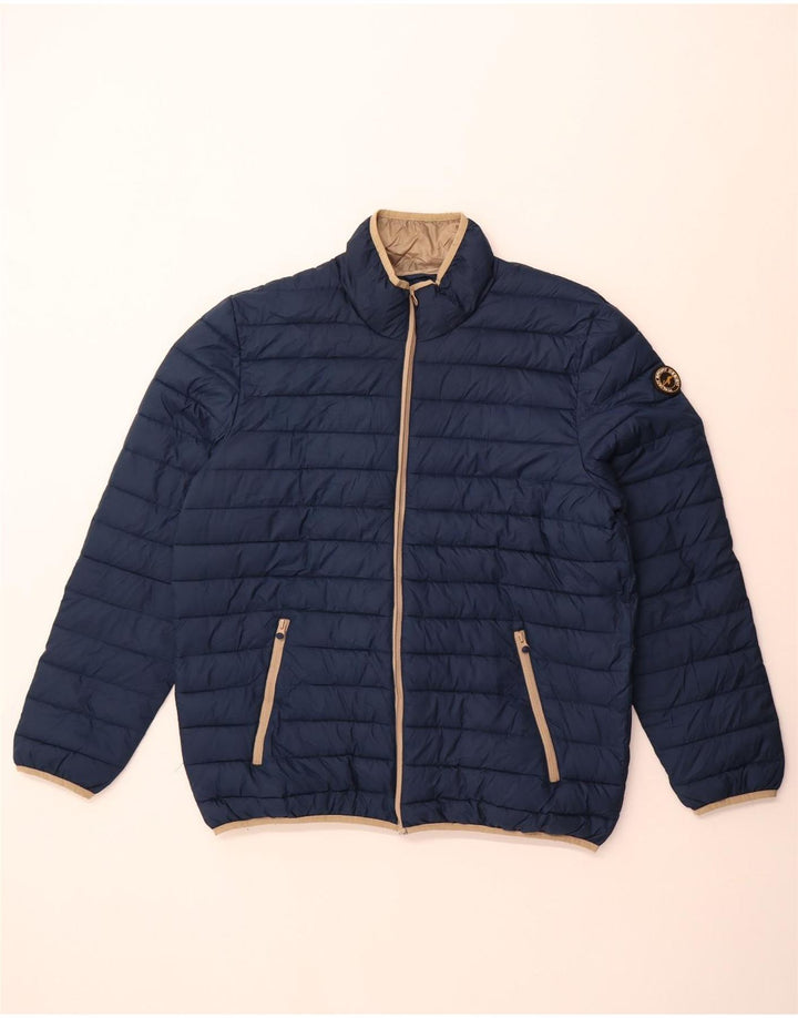 Giacca imbottita da donna Lotto UK 20 2XL Poliestere blu navy