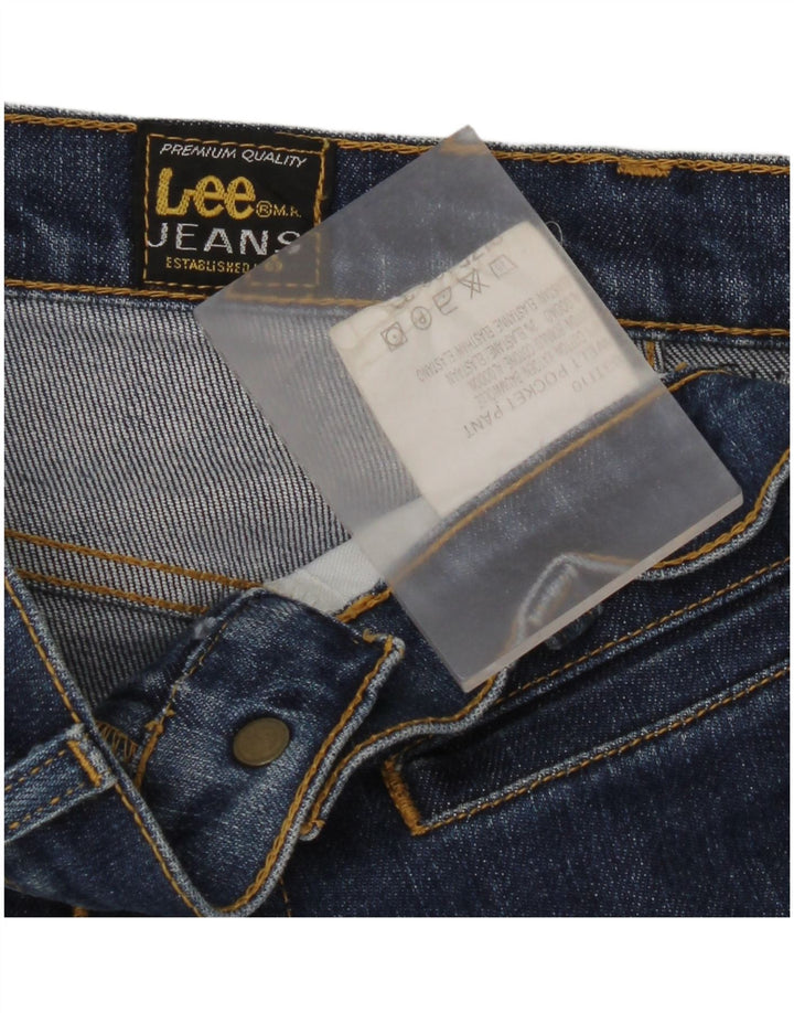 Jeans dritti da donna Lee W32 L29 cotone blu
