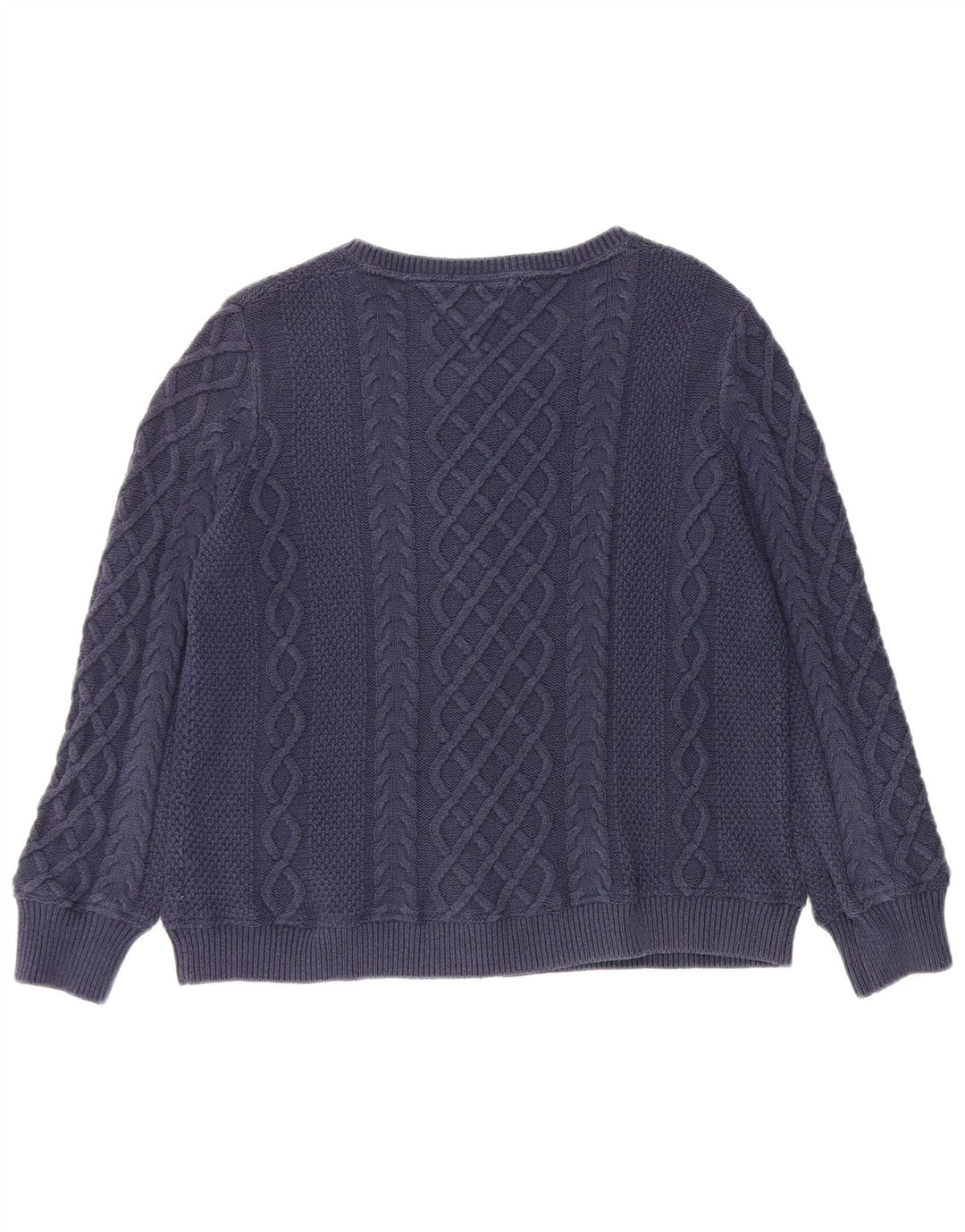 TOMMY HILFIGER Maglione cardigan da donna UK 14 Medio Blu Navy