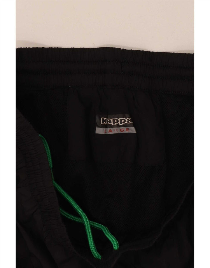 Pantaloni da tuta con grafica da uomo Kappa Large Black Colourblock