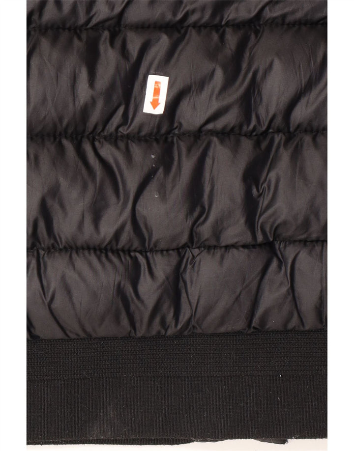 Giacca imbottita da donna JACK WILLS UK 12 poliestere nero medio