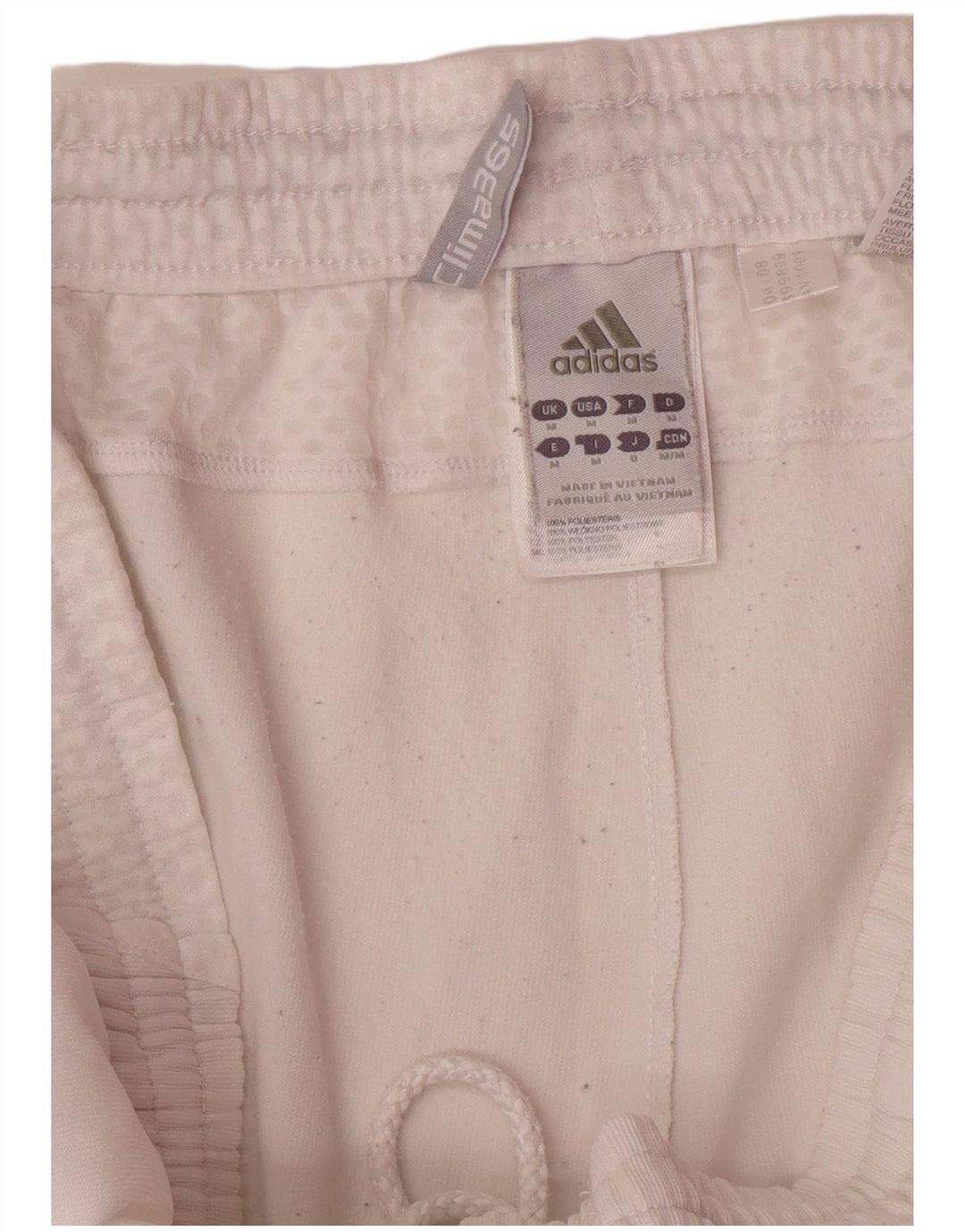 Pantaloncini sportivi ADIDAS Clima 365 da uomo, poliestere color block bianco medio
