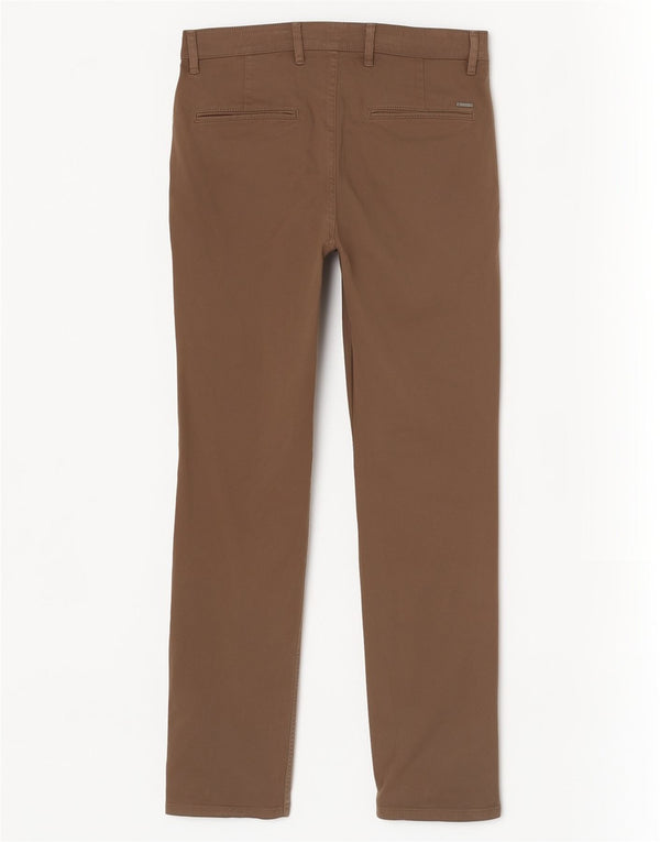 Pantaloni casual slim da uomo Hugo Boss W31 L32 cotone marrone
