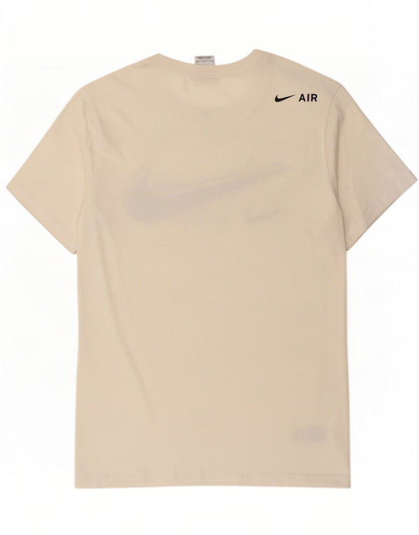 T-shirt grafica da uomo Nike Top Small in cotone bianco