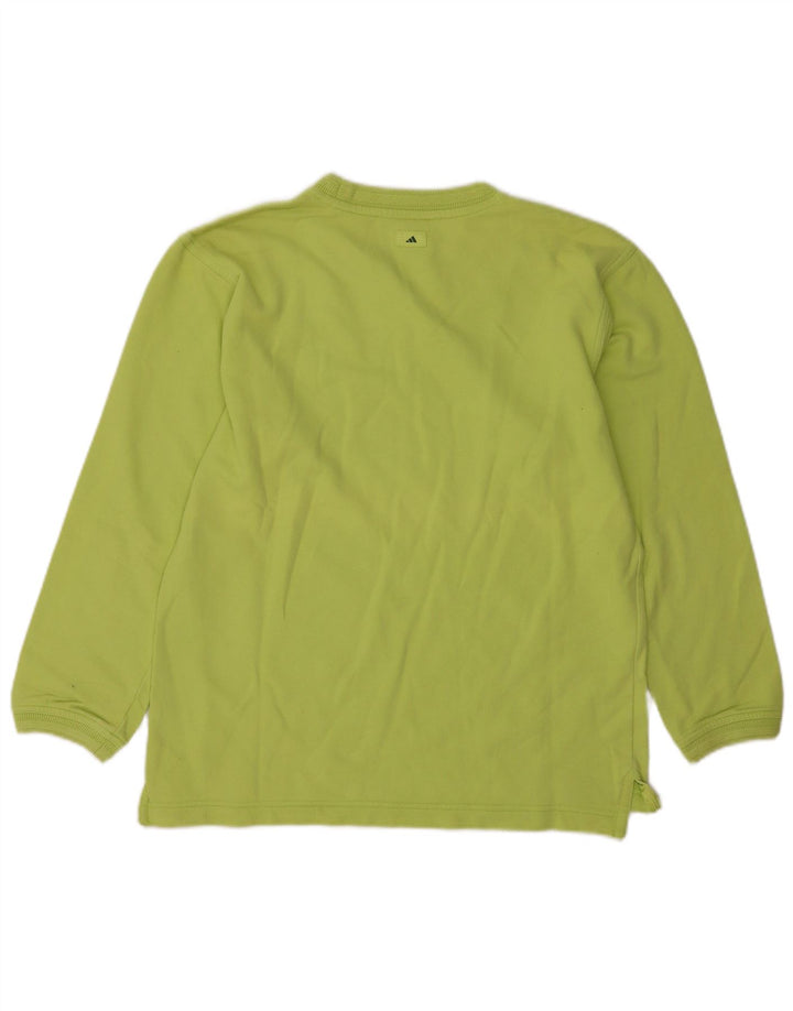 Felpa da donna Adidas Jumper UK 12 cotone verde medio