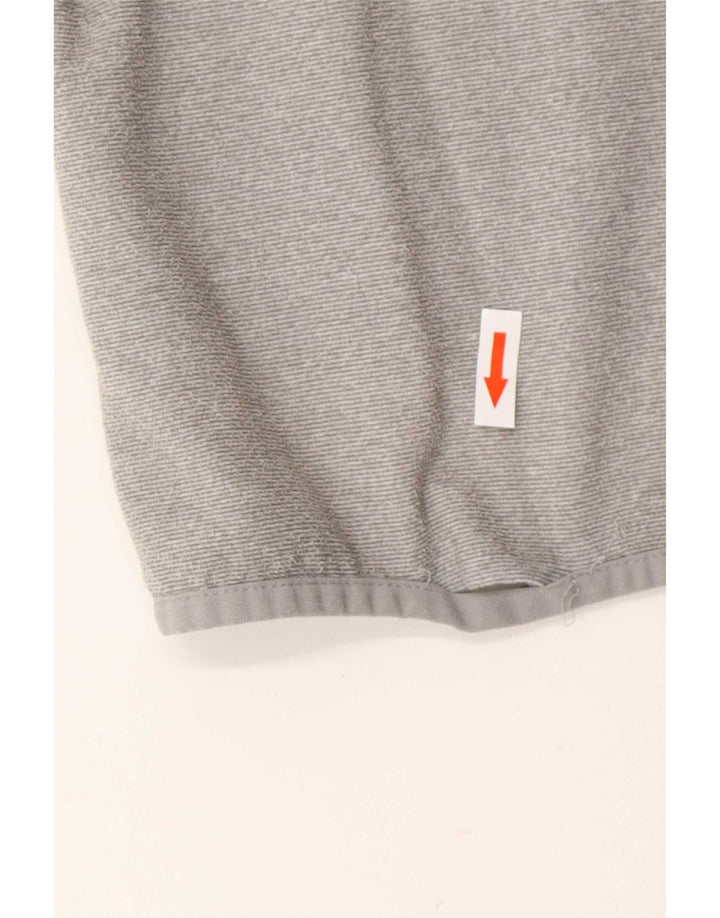 Top da tuta da uomo Under Armour Cold Gear pullover con zip e collo Grigio medio