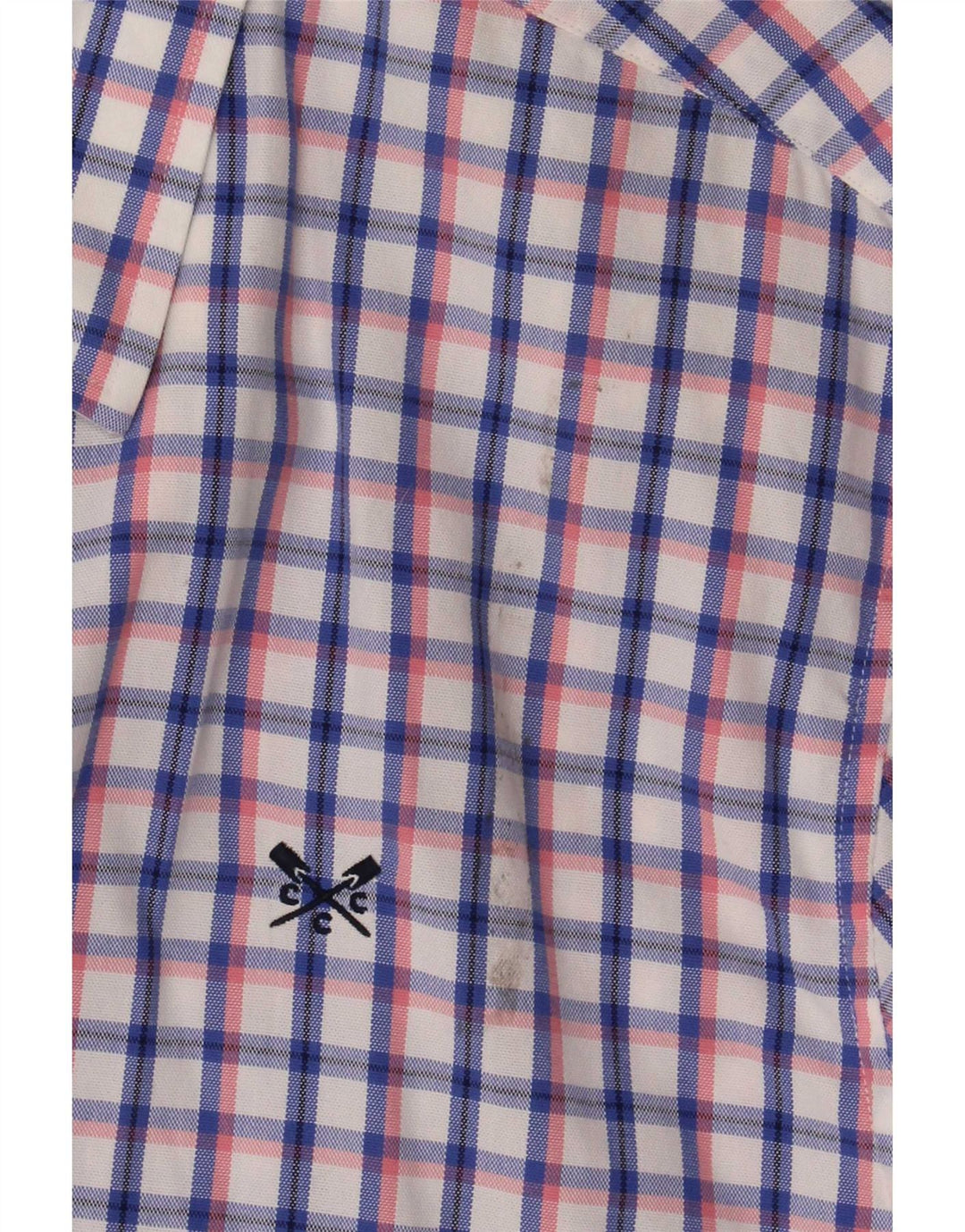 Crew Clothing Camicia da uomo dalla vestibilità classica, grande motivo a quadri multicolore