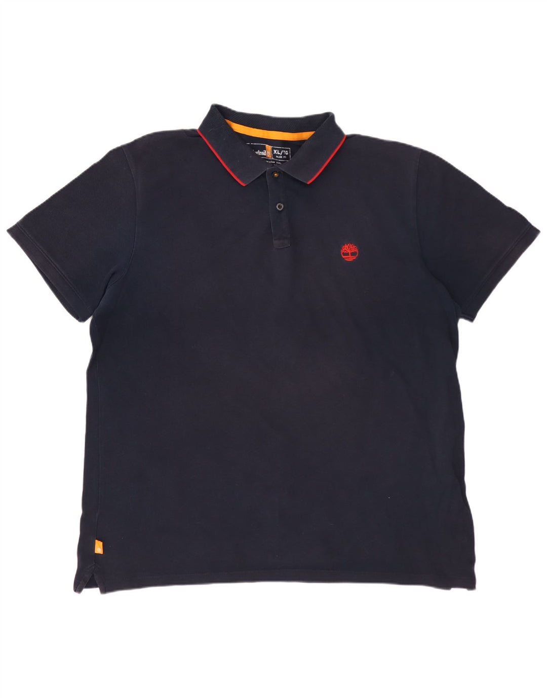 Polo da uomo slim fit TIMBERLAND XL in cotone blu navy