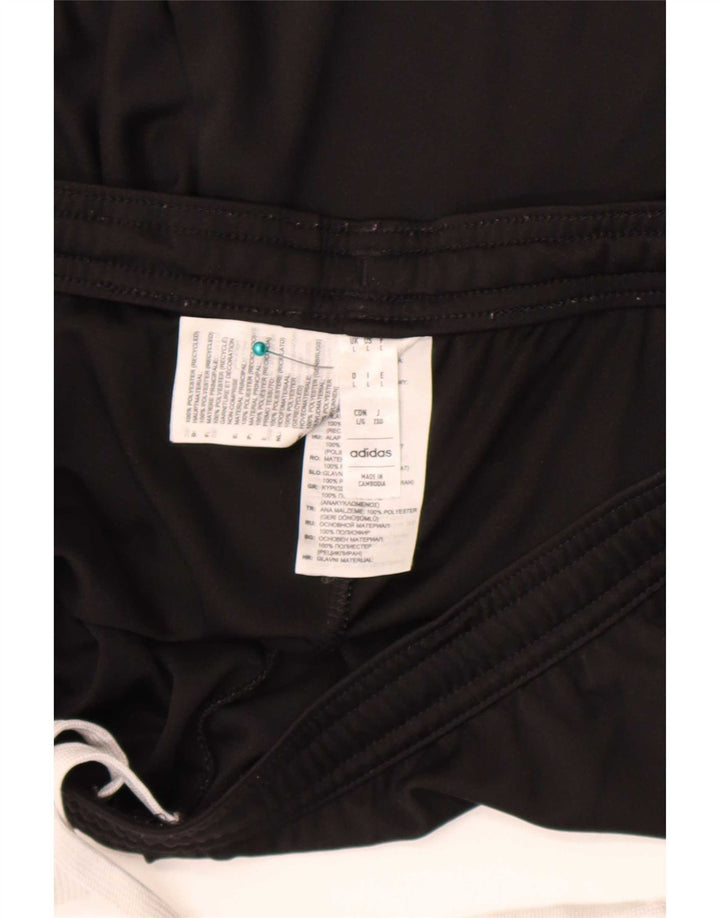 Pantaloncini sportivi da uomo Adidas grandi in poliestere nero