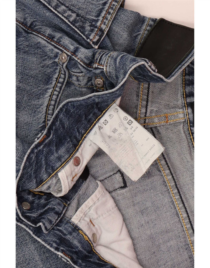 Jeans dritti da uomo Hugo Boss W34 L29 cotone blu