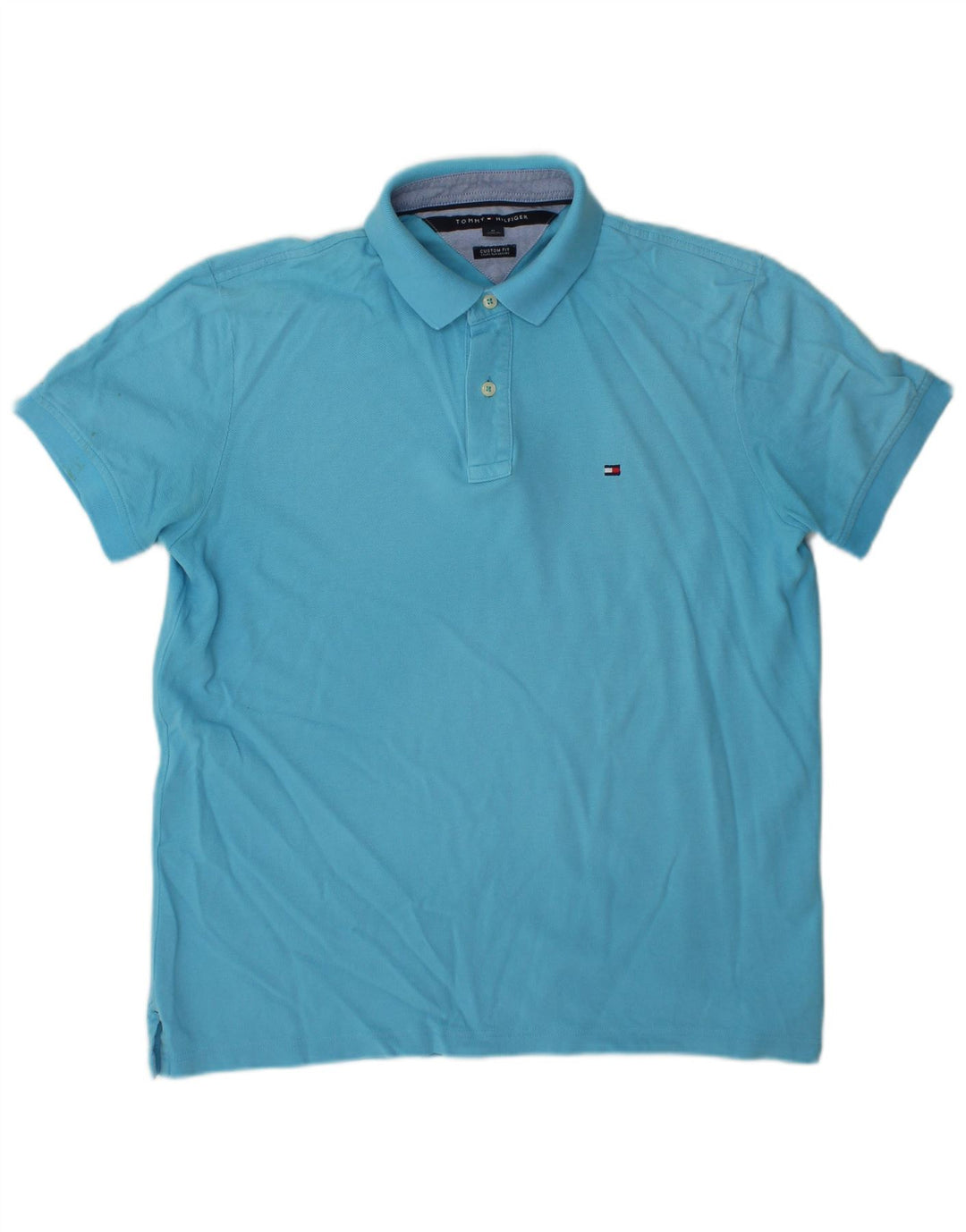 Polo da uomo su misura Tommy Hilfiger Blu medio