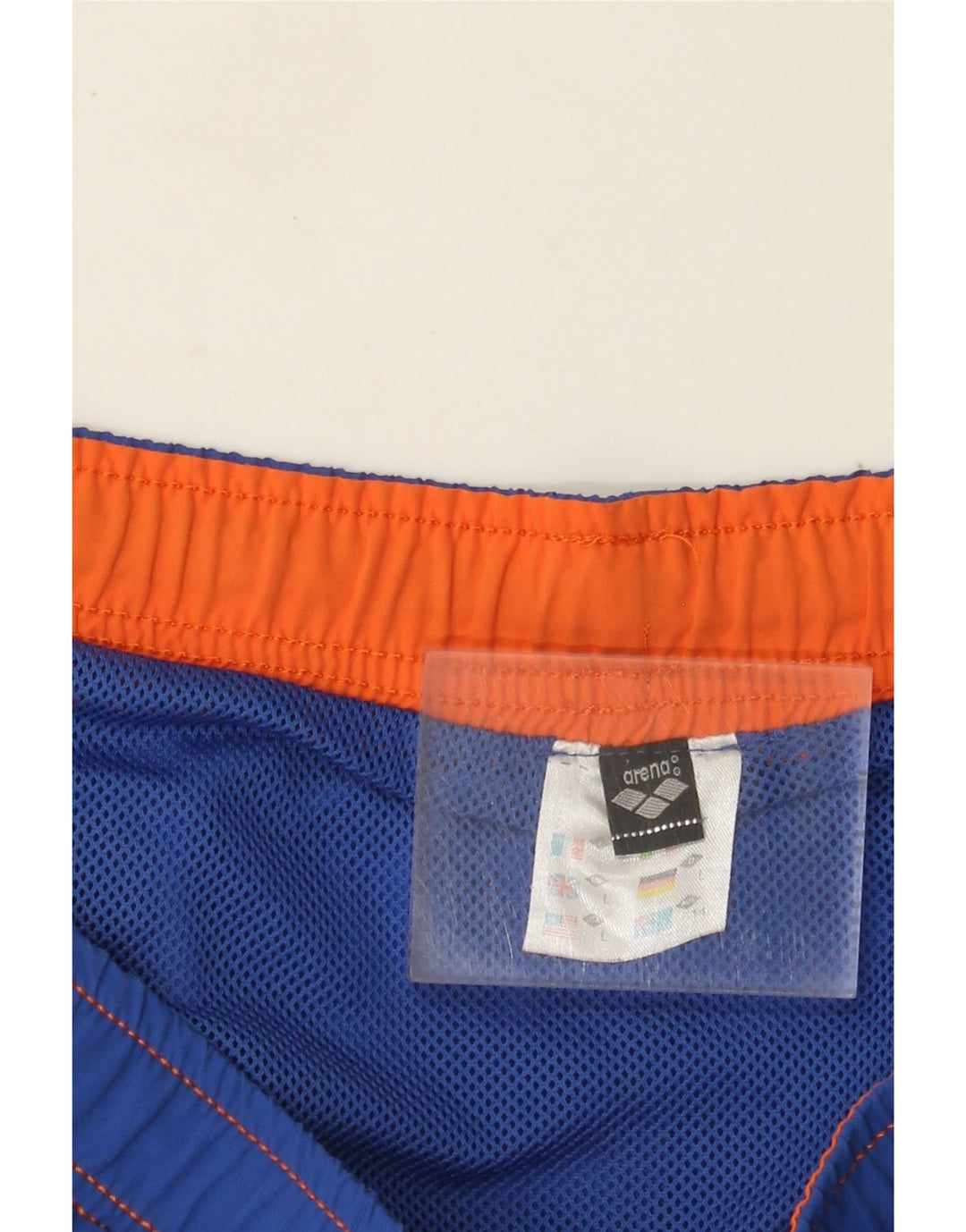 Pantaloncini da bagno da uomo Arena grandi in poliestere blu