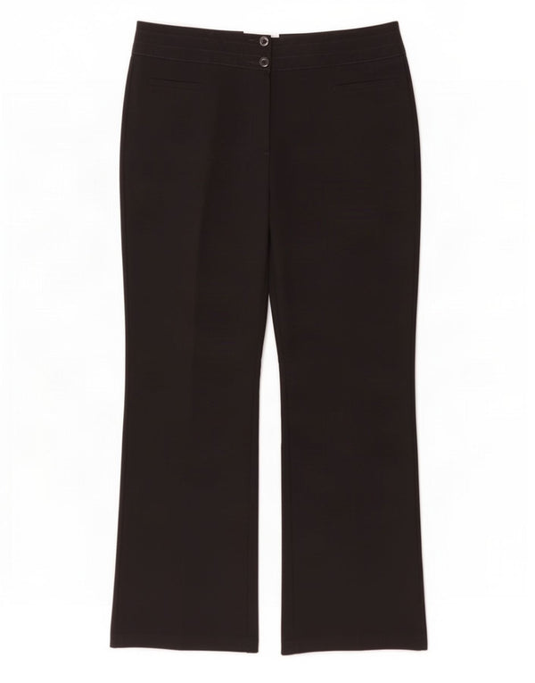 Pantaloni casual Bootcut da donna Marks & Spencer UK 14 Large W32 L31 Nero