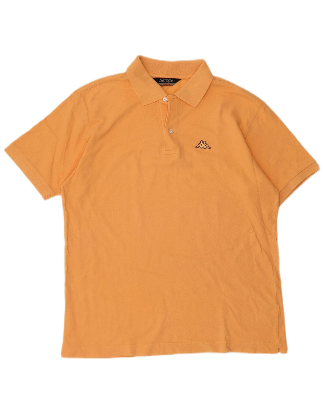 Polo Uomo Kappa Large Arancione In Cotone