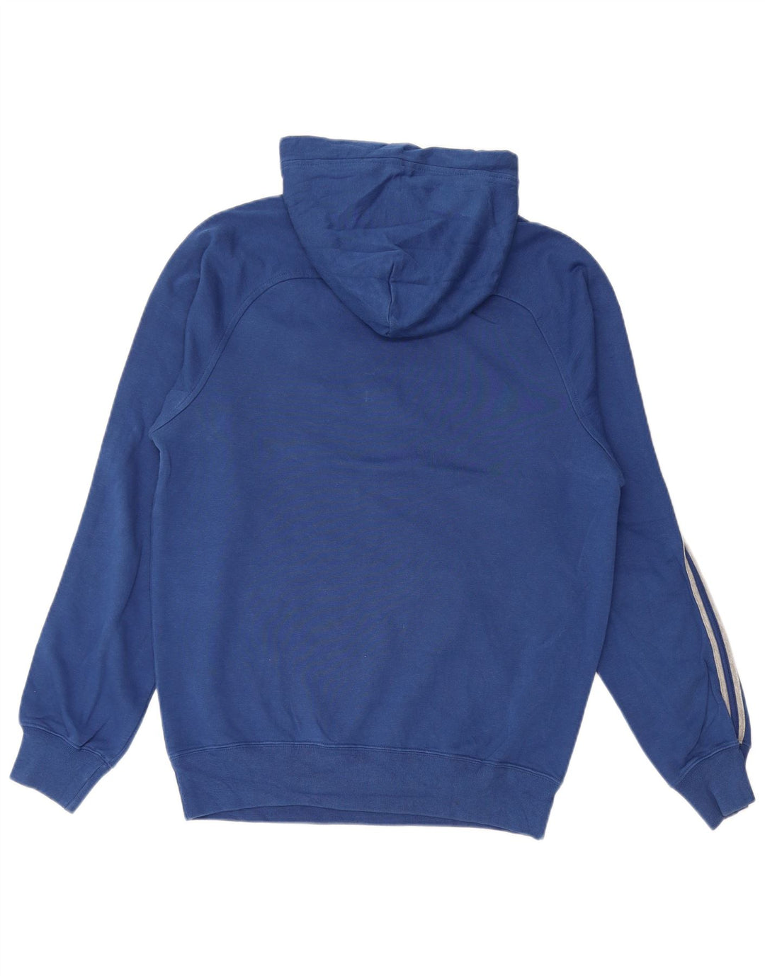 Maglione con cappuccio grafico da uomo CHAMPION in cotone blu medio