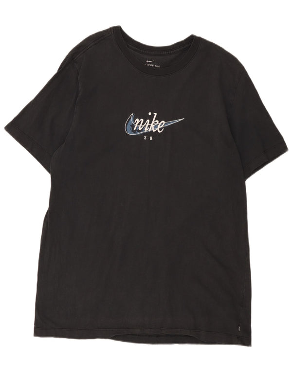 T-shirt grafica Nike da uomo grande nera