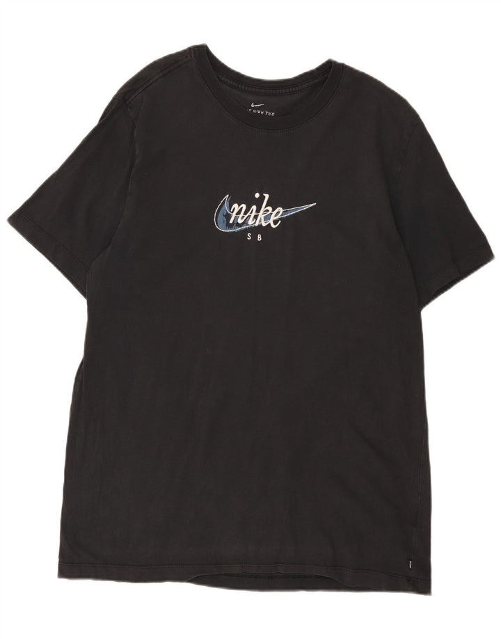 T-shirt grafica Nike da uomo grande nera