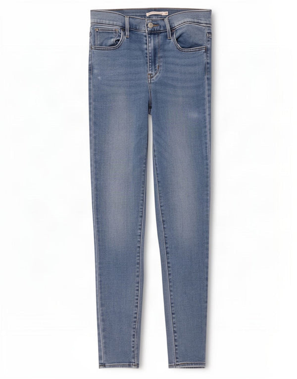 Jeans Levi's da donna 720 super skinny a vita alta W28 L32 cotone blu