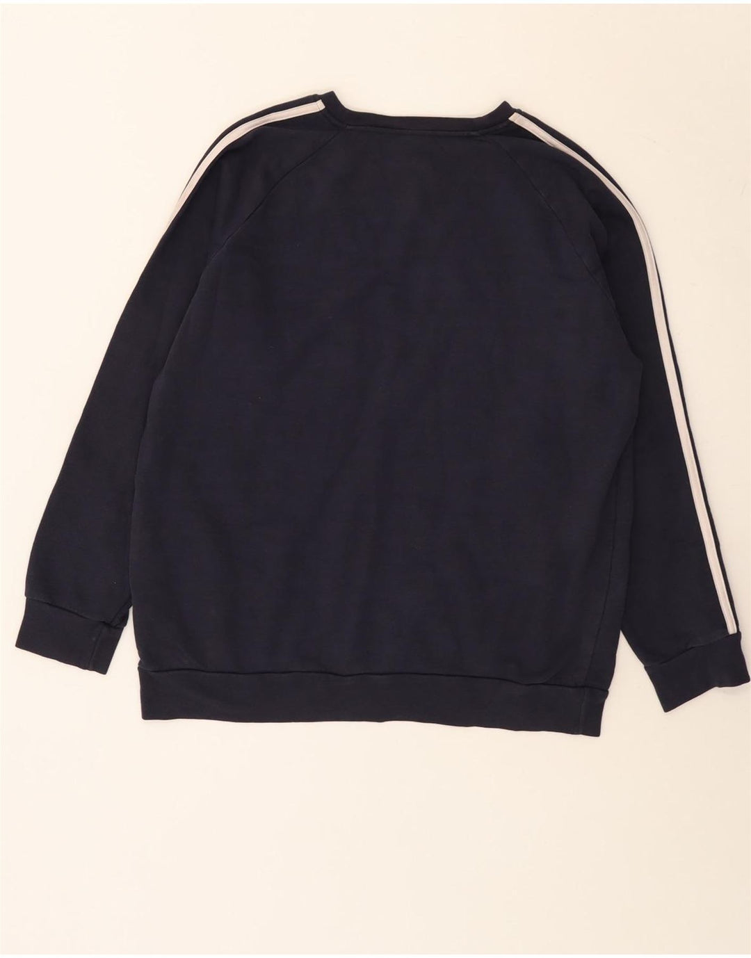 Felpa oversize da donna Adidas maglione UK 12/14 cotone blu navy medio