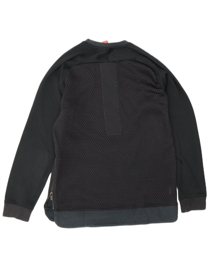 Felpa Nike Uomo Maglia Media Cotone Nero