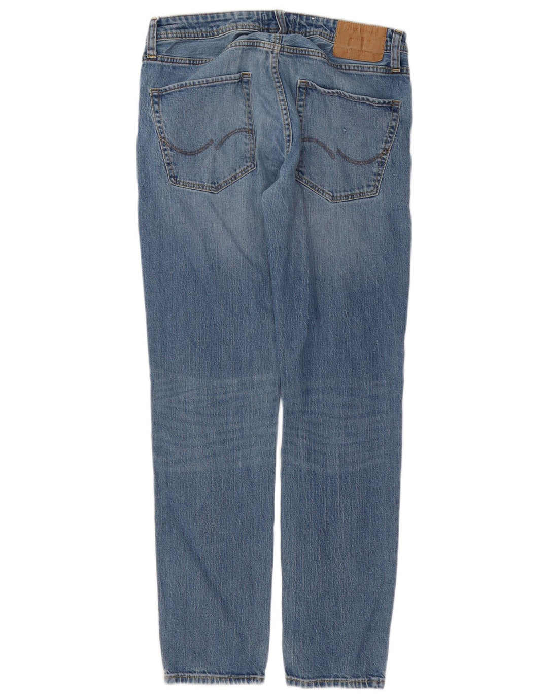 Jack & Jones Uomo Tim Slim Jeans W32 L32 Cotone Blu