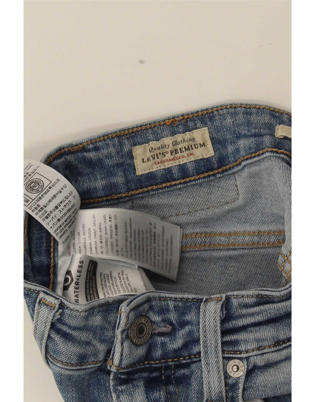 Jeans Levi's da donna 726 svasati W26 L30 cotone blu
