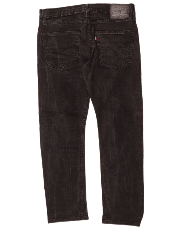 Levi's Uomo 502 Jeans affusolati W32 L27 Cotone Nero