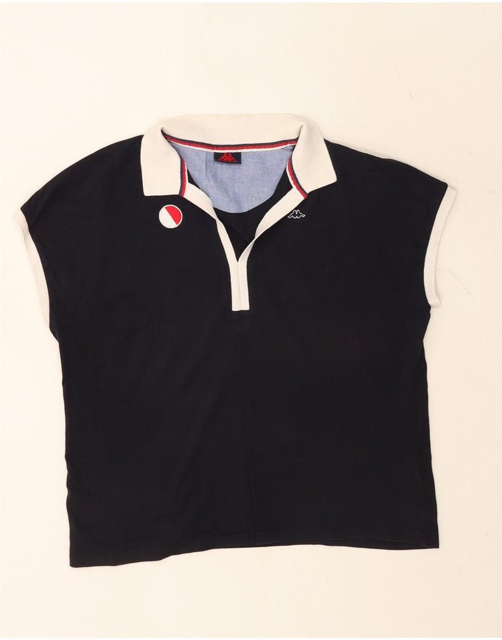 Polo oversize da donna KAPPA UK 16 Large Blu Navy