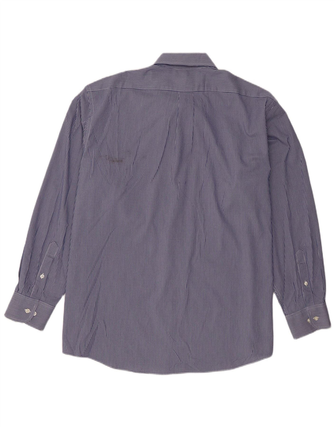 Camicia Chaps da uomo vestibilità regolare taglia 18 2XL cotone a quadretti blu